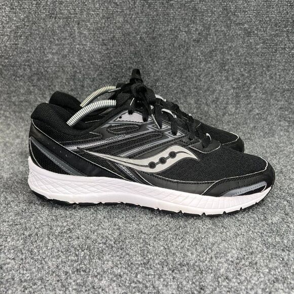 Saucony Cohesion 13 Running Shoes Womens Size 11 Black Athletic Training Sneaker - Picture 1 of 14
